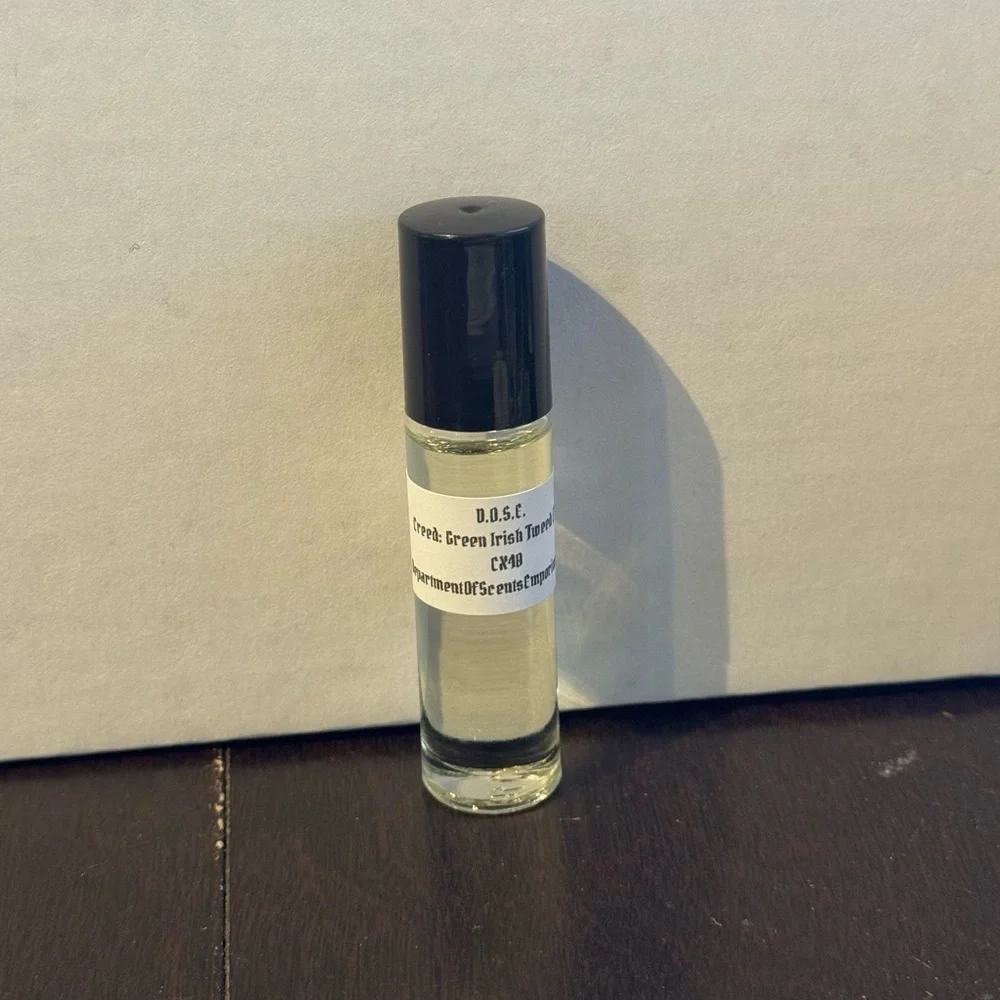 Men’s Green Tweed Type Fragrance Oil 4 Oz Glass Refillable Bottle